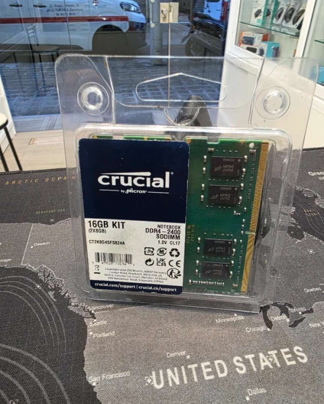 Memoria RAM Crucial DDR4-2400 SODIMM 16GB