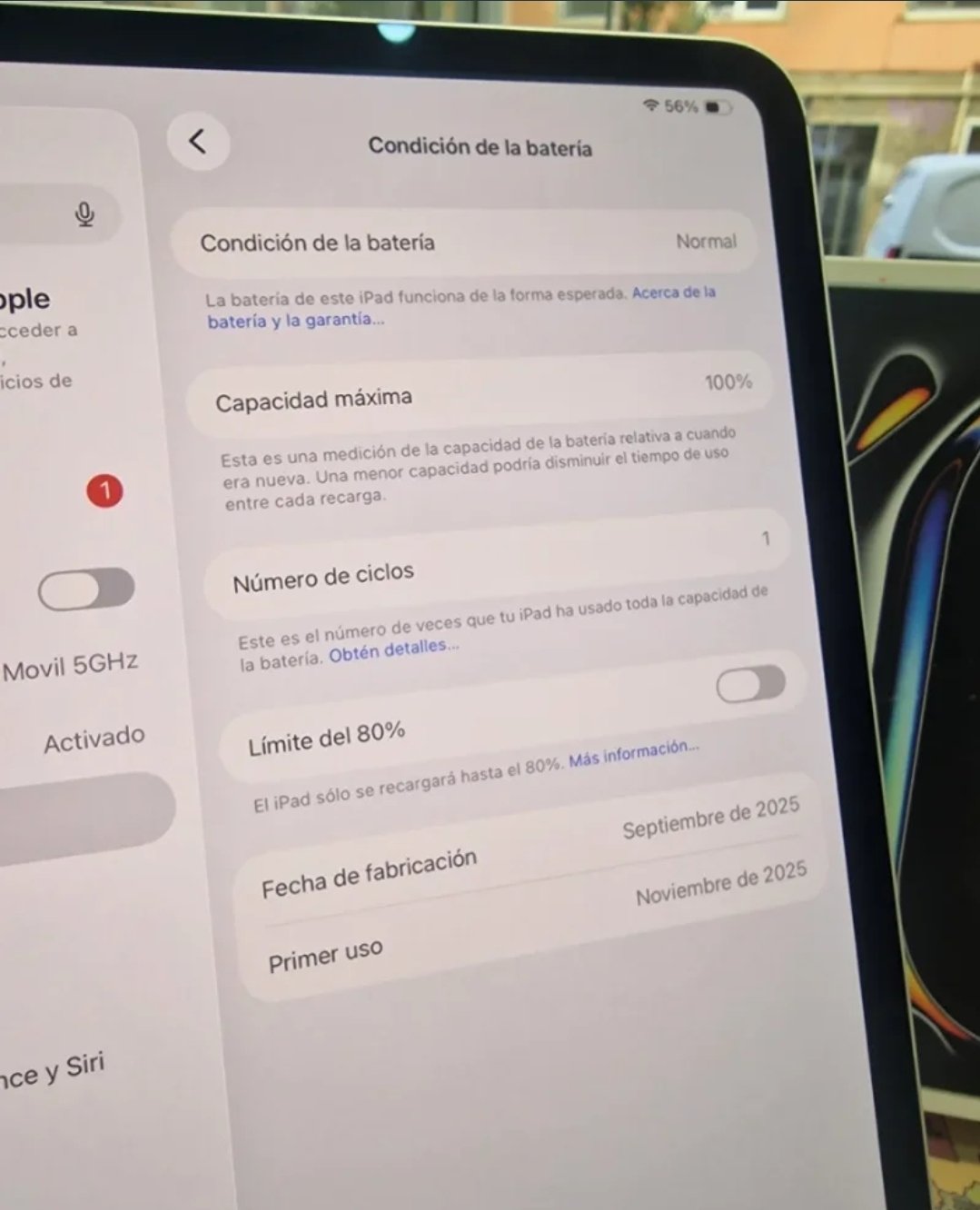 Apple iPad Pro 11" M5 1TB Silver ( Vidrio Nanotexturizado)